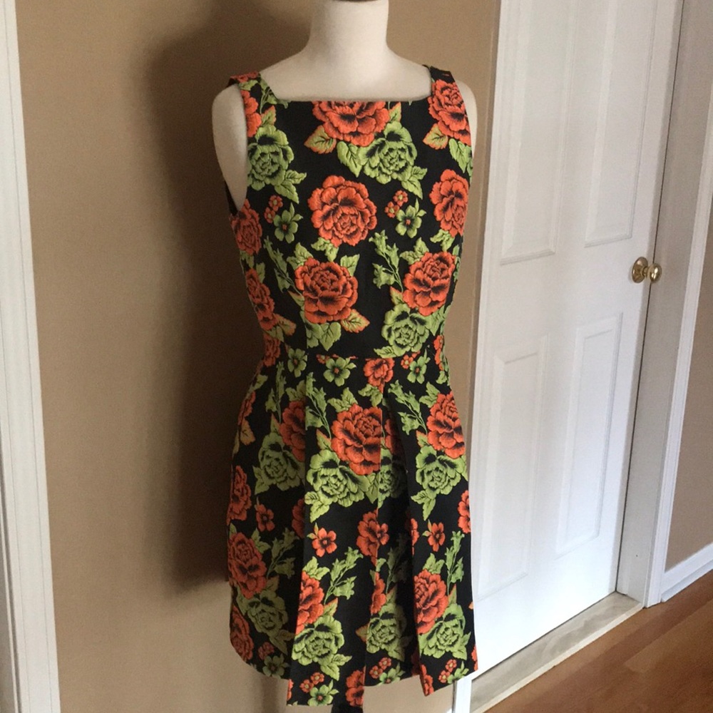 NWT dress, pleated and sleeves.
